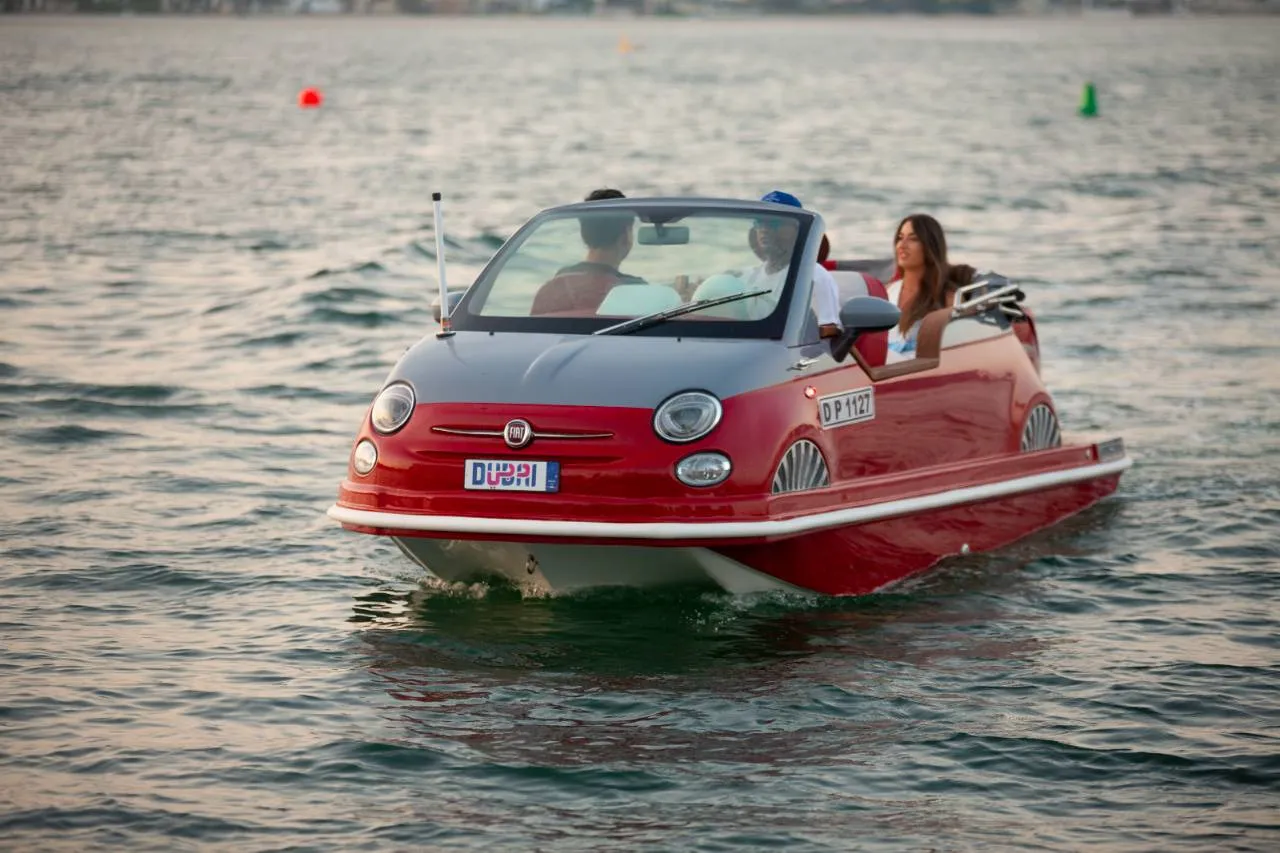 Fiat 500 Water Cruise Experience in Jumeirah